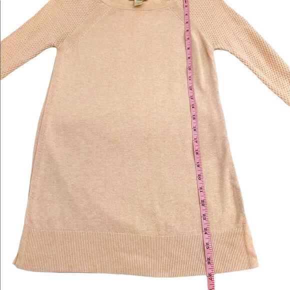 Ann Taylor Loft Factory Light Pink Textured Sleeves Sweater, Size XS - Picture 6 of 9